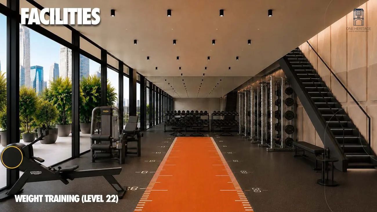 Weight training room
